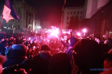 «Слуги народу» вимагають від правоохоронців дати юридичну оцінку подіям під ОП