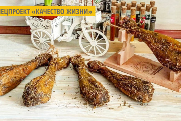 В Хмельницкой области изготавливают крафтовый индюшиный «мини-хамон»