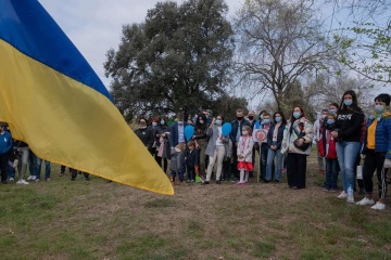 У Барселоні до Дня Незалежності України висадили сад