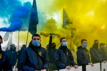 «Ні колаборантам»: у Запоріжжі мітингували за ухвалення законів