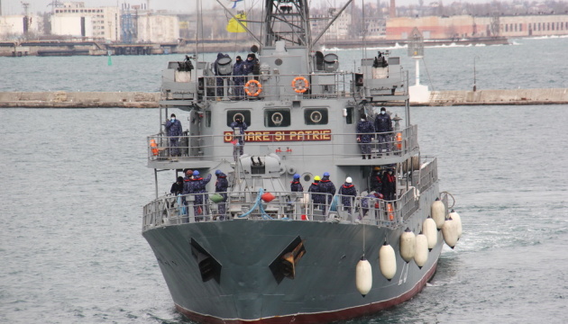 Vier NATO-Schiffe im Hafen von Odessa