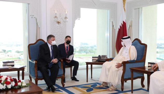 Avakov, Qatari PM discuss preparation for signing agreements during Zelensky's visit in April