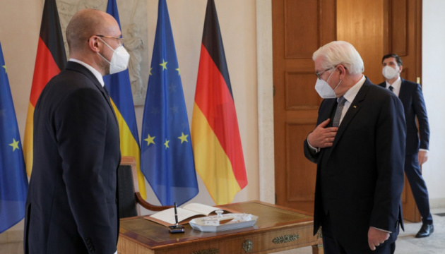 Shmyhal, Steinmeier discuss cooperation within Eastern Partnership 