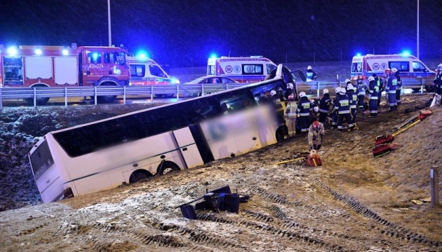 Cónsul de Ucrania va al lugar del accidente del minibús en Polonia