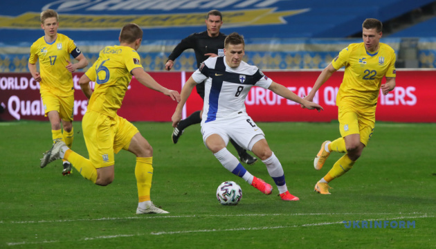 Ucrania empata 1-1 ante Finlandia en el partido de clasificación para la Copa Mundial 2022