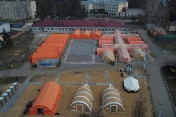 В Хмельницкой области развернули мобильный COVID-госпиталь