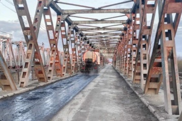 In der Ukraine wird Schutz von Brücken und kritischen Infrastrukturen verstärkt