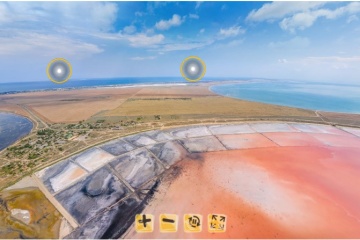 Туристические локации Арабатской стрелки показали онлайн в 3D