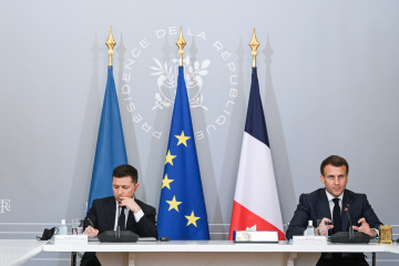 Макрон відзначає позитивну динаміку у відносинах між Україною і Францією