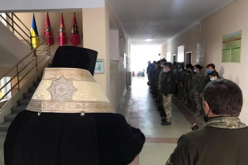Відслужили панахиду за загиблим у зоні ООС бійцем «Закарпатського легіону»