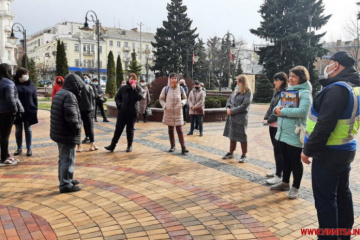 У Вінниці батьки школярів вимагали скасувати «дистанційку»