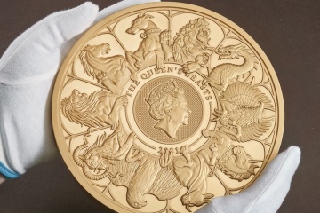 У Британії виготовили десятикілограмову золоту монету