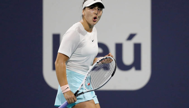 Андреєску стала суперницею Барті у фіналі турніру WTA в Маямі