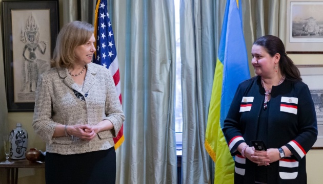 Kvien meets with Markarova before her departure for Washington