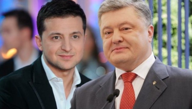 Na czele rankingu prezydenckiego stoi Wołodymyr Zełenski, a na drugim miejscu – Petro Poroszenko