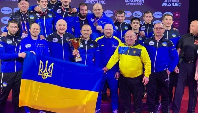 Збірна України з вільної боротьби стала другою в командному заліку чемпіонату Європи