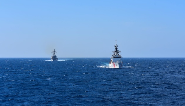 U.S. Cutter Hamilton begins transit into Black Sea