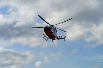 На Львівщині хворого евакуювали гелікоптером із важкодоступного району
