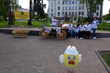 Великодні писанки з Остра показали у Чернігові