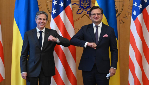 Kuleba und Blinken erörtern strategische Partnerschaft zwischen Ukraine und USA im Sicherheitsbereich