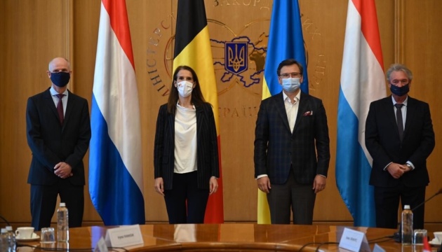 Foreign ministers of Benelux countries reiterate support for Ukraine’s territorial integrity