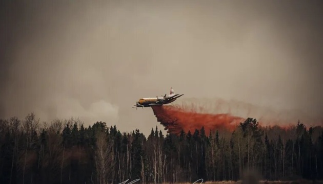 У Канаді вирує лісова пожежа, знищені понад тисячу гектарів