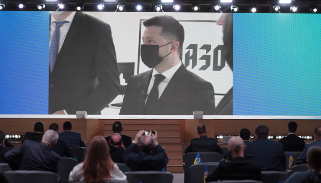 Zelensky abre el Centro Cibernético UA30 Zelensky abre el Centro Cibernético UA30