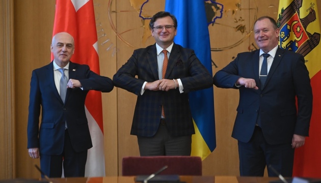ウクライナ、ジョージア、モルドバの３国、欧州統合に向け連携強化へ