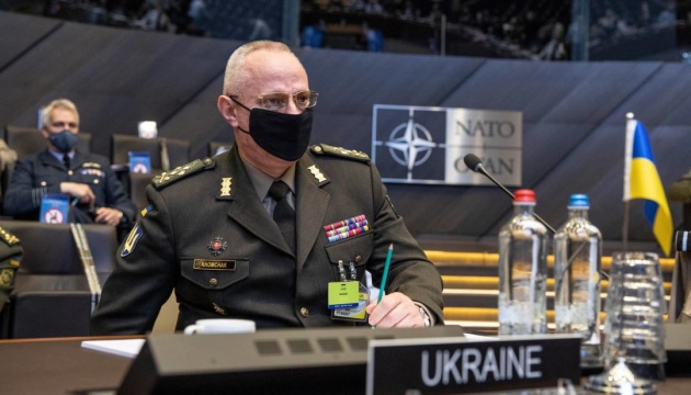 Хомчак на Військовому комітеті НАТО: Росія тримає біля України 80 тисяч особового складу