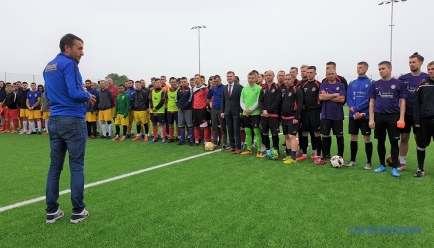 W Polsce  odbył się turniej piłkarski dla drużyn złożonych z ukraińskich imigrantów.