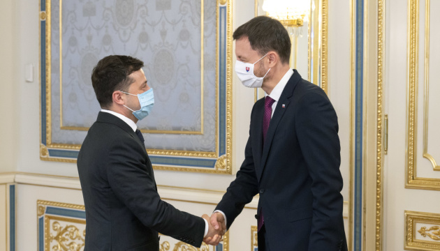 Zełenski spotkał się z premierem Słowacji - o czym rozmawiali