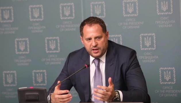 Yermak says return to ceasefire a step towards de-escalation in eastern Ukraine