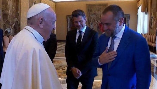 Президент УАФ встретился с Папой Римским и королевской семьей Нидерландов