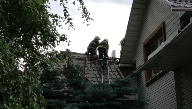 Під Запоріжжям блискавка влучила у будинок - пожежу гасили понад 20 рятувальників