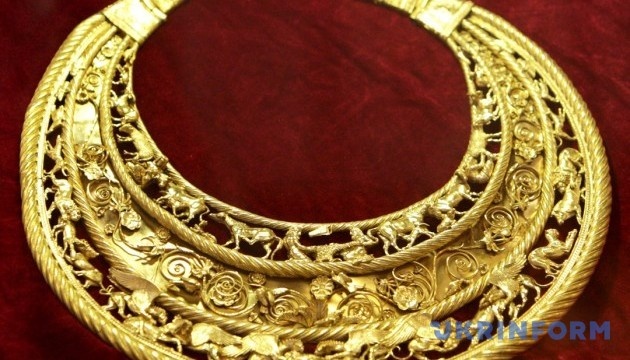 Größter archäologischer Fund der Ukraine: Gold-Pektorale der Skythen vor 50 Jahren ausgegraben