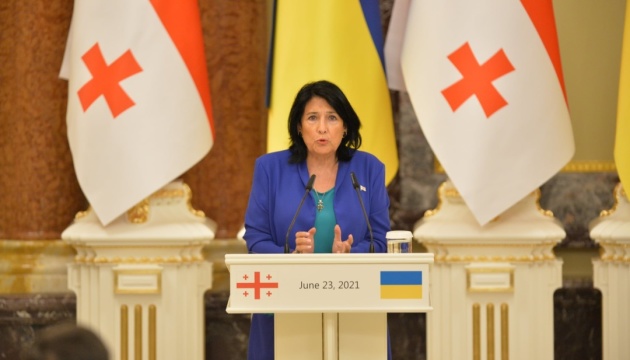 Cyberbezpieczeństwo i Morze Czarne - Zurabiszwili nazwała zadania Ukrainy i Gruzji na drodze do NATO