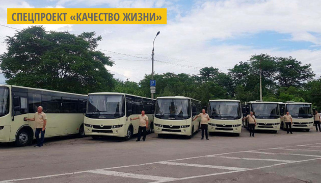 Херсон получил вторую партию новых автобусов Херсон получил вторую партию новых автобусов