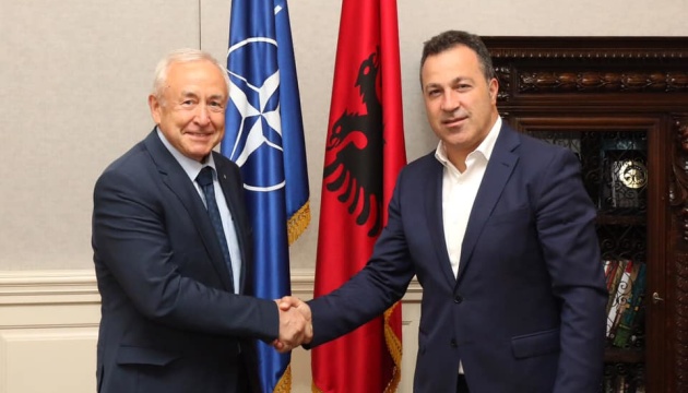 Ukraine, Albania agree on joint steps for peace and security