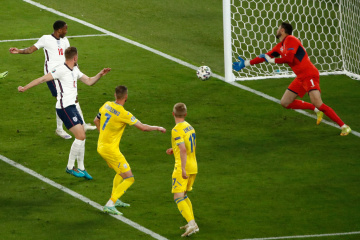 Збірна України поступилася Англії в 1/4 фіналу чемпіонату Європи з футболу