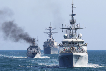 Repulsing attack at sea: First block of exercises practiced at Sea Breeze 2021