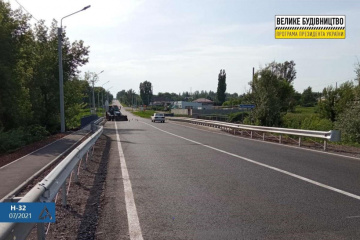 На Донетчине отремонтировали мост через реку Долгенькая