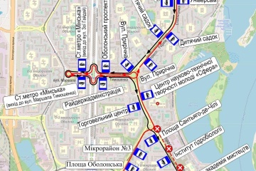 Громадський транспорт змінив маршрути через триатлон у центрі Києва
