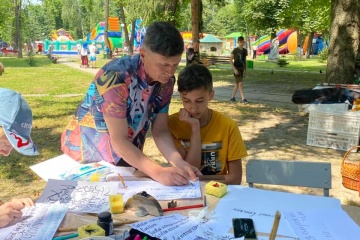 На Житомирщине провели творческий флешмоб к 150-летию Леси Украинки