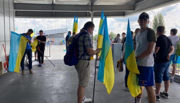 У «Борисполі» зустріли збірну України з футболу