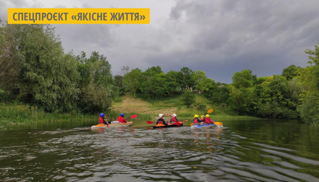 На Волині підлітки подолали 162 кілометри на байдарках На Волині підлітки подолали 162 кілометри на байдарках