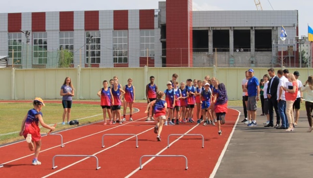 У Черкасах реконструювали стадіон спортивної школи олімпійського резерву