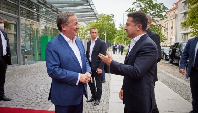 Zelensky meets with CDU’s German Chancellor candidate Laschet