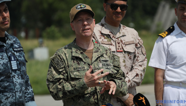 Stuart Bauman, Captain First Rank of the US Navy, head of the Sea Breeze 2021 exercise from the American side