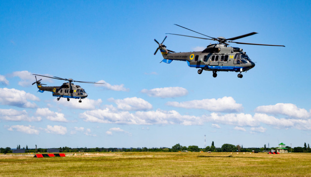 Independence Day Parade preparations: National Guard’s helicopter crews do training flights over Kyiv