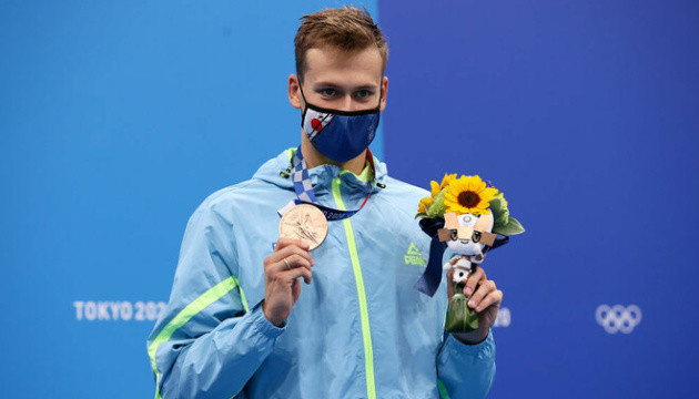 JO 2021 : L’Ukrainien Mykhailo Romanchuk décroche le bronze en 800 mètres nage libre 
